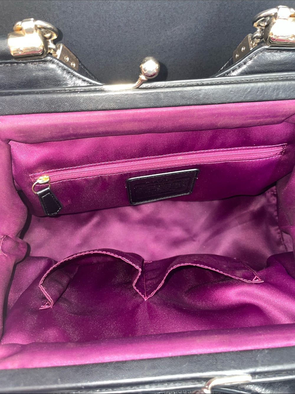 Coach ‘Madison Carrie’ Gathered Twist Satchel - Picture 13 of 17